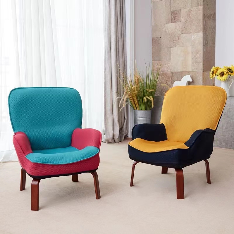 Kindergarten Reading Corner Leaflet Folding Small Sofa Net Red Mini Cartoon Lazy Children's Sofa Stool Back Chair