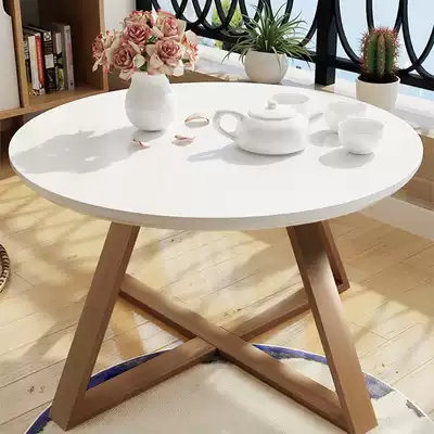 Girls ' room layout table ins carpet Corner bay window Small coffee table Rental house Flower few living room household