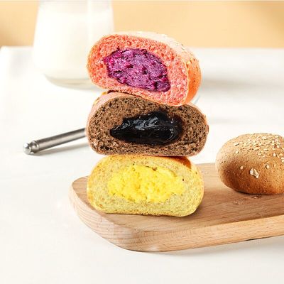 节点全麦巧克力夹心欧包6个