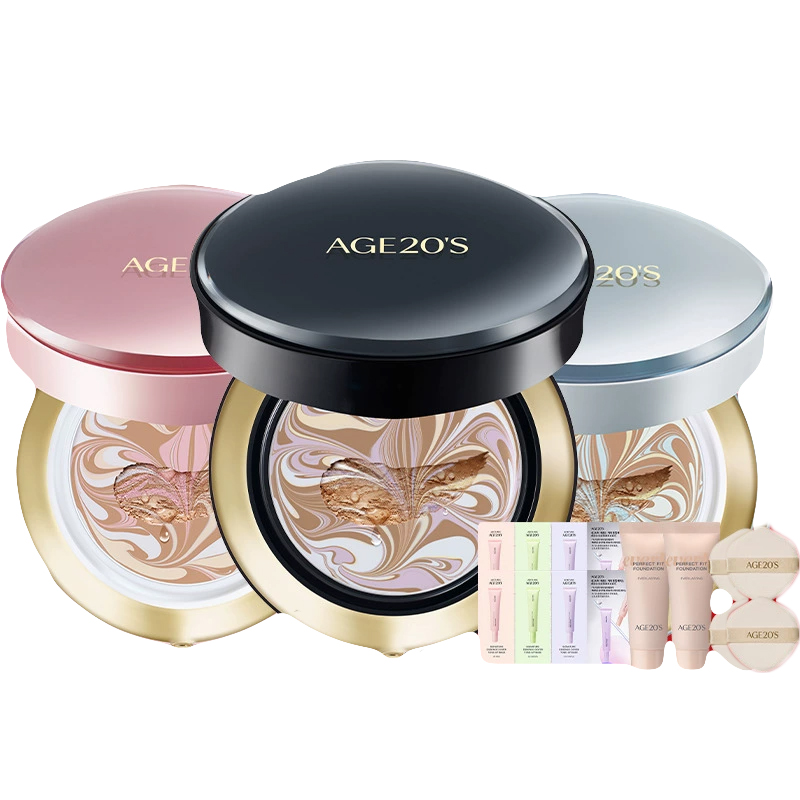 爱敬气垫四色拉花遮瑕保湿持久不脱妆粉底控油旗舰店官方正品韩国