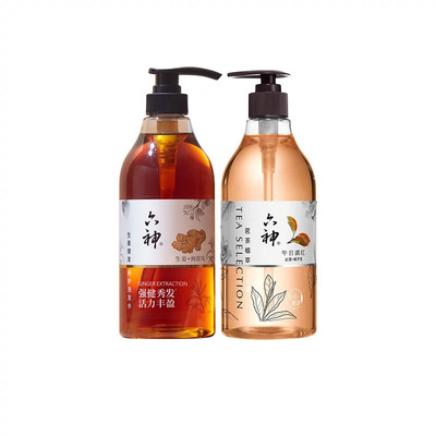 六神生姜洗发水+茗茶沐浴露