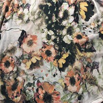 Chinese style fashion chiffon printed fabric fabric dress T-shirt Haren pants and other fabrics