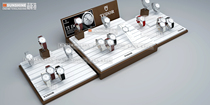 Watch counter display rack watch tray rack ornaments creative watch counter display rack storage tray