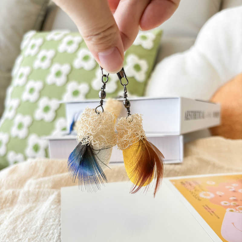 Simulated Insect Cat Teaser Wand Replacement Head Cat Toy Feather Durable Self-Entertainment Boredom Relief Cat Cocoon Fly Small Flying Insect Simulated Insect Cat Teaser Wand Replacement Head Cat Toy Feather Durable Self-Entertainment Boredom Relief Cat Cocoon Fly Small Flying Insect