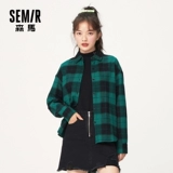 Semir, осенняя хлопковая ретро красная фланелевая рубашка, коллекция 2021