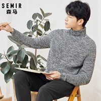 Semir, зимний свитер, трикотажный эластичный базовый приятный телу шерстяной лонгслив, 2020