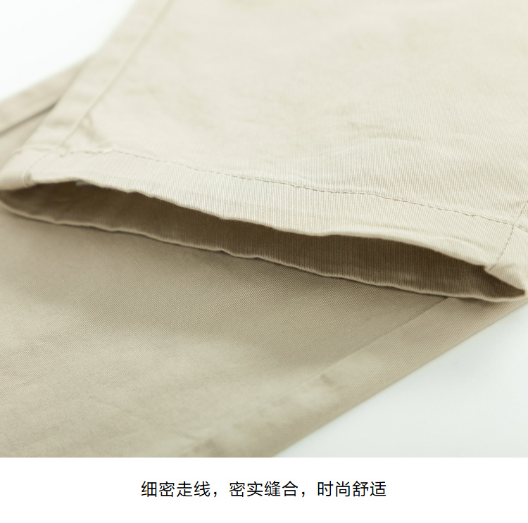 Senma quần âu nam mỏng phần mùa hè đen thẳng quần trẻ trung cotton dụng cụ quần thủy triều quần nam - Crop Jeans quần tây nam