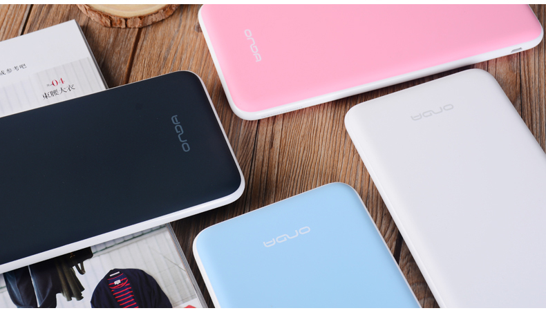 Onda sạc mỏng kho báu 20000M công suất lớn 20.000 mA điện thoại di động cầm tay của Apple 8 vivo đáng yêu polymer loại-c Huawei điện thoại thông minh OPPO General Electric Po chữ - Ngân hàng điện thoại di động sạc dự phòng hoco