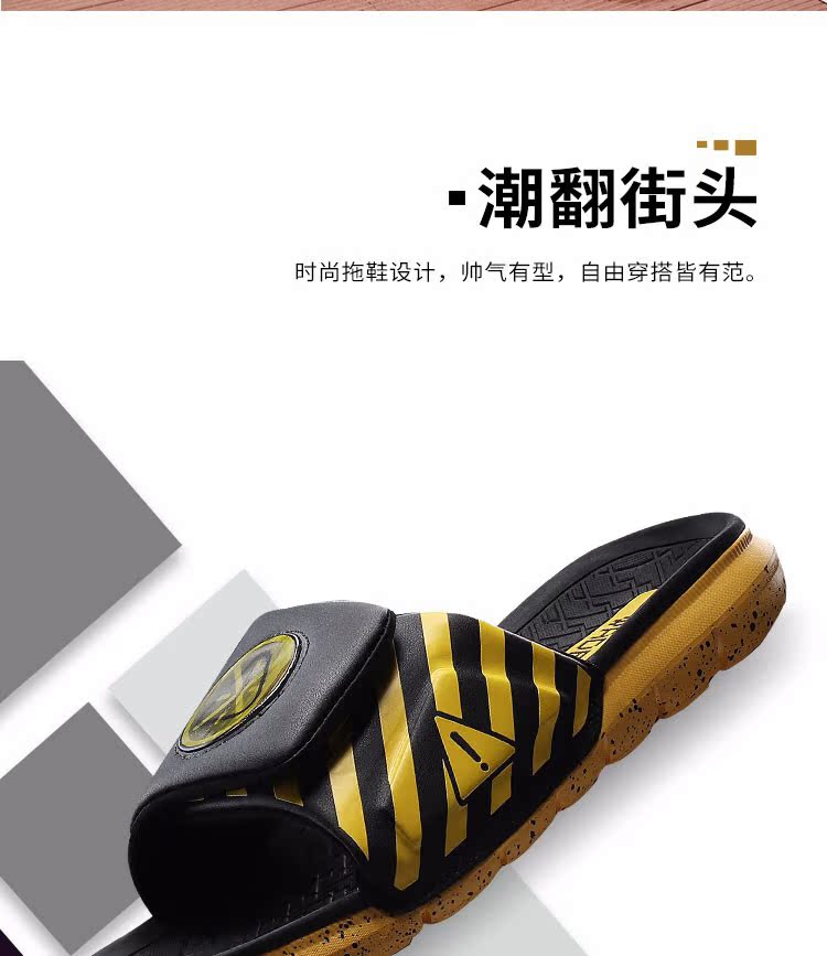 Lining / Li Ning men 2019 mùa xuân mới thể thao dép nhẹ xu hướng chống mòn AGAP009 - Dép thể thao dép nike jordan