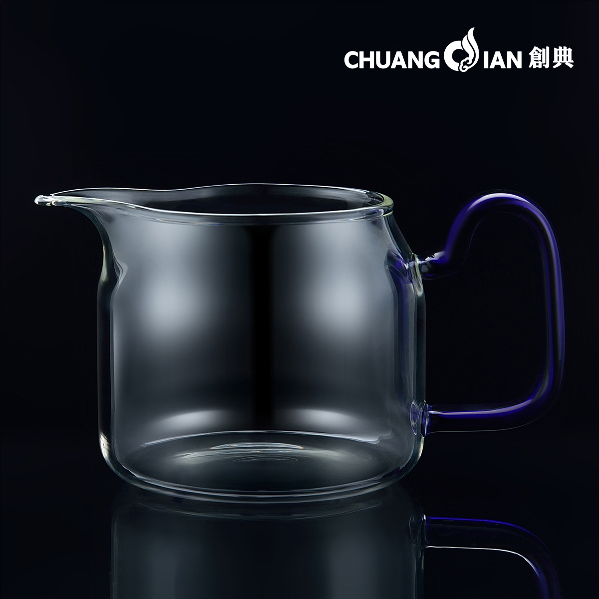 Creme heat resistant glass fair glass small number transparent glass Gongfu tea Tea Sea Sub tea Tea Tea Leakage Accessories