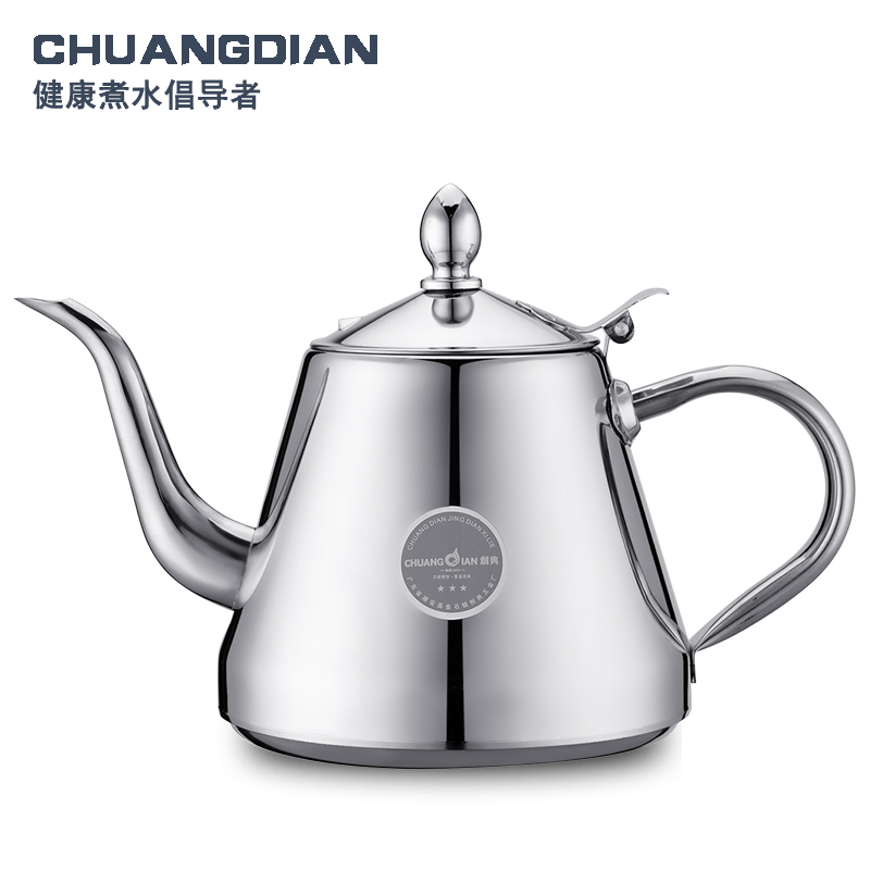 Elegant stainless steel cooking kettle Induction Cookplate Universal Flat-bottomed Kettle Thickened Kung Fu Teapot