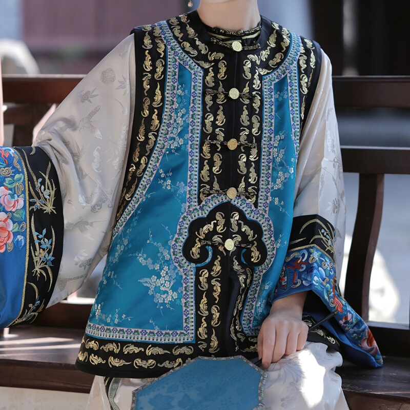 Xiyuegui【Nalan】Qing Dynasty-Style Cheongsam Jacket Shirt, Not Hanfu