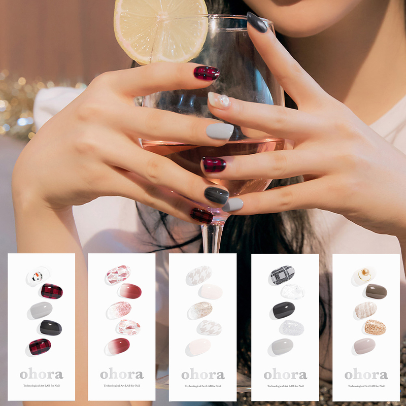 New Ohora Nail Stickers, Long-Lasting Waterproof Patches, Semi-Cured Phototherapy Nail Stickers, Lamp-Cured Nail Stickers, Solid Color Style New Ohora Nail Stickers, Long-Lasting Waterproof Patches, Semi-Cured Phototherapy Nail Stickers, Lamp-Cured Nail Stickers, Solid Color Style