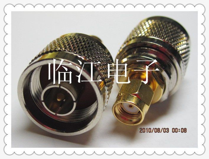 Radio Frequency coaxial connector N SMA-JJ Fitted JK Pin