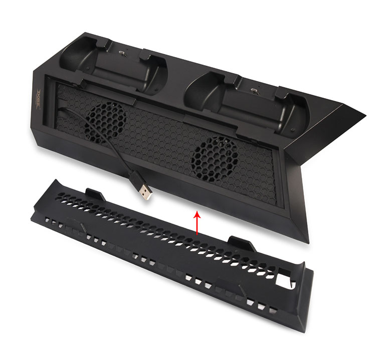 Quạt làm mát PS4 / SLIM / PRO Khung quạt cơ sở Bộ sạc tay cầm Bộ sạc kép đa chức năng PS4 - PS kết hợp cáp sạc samsung chính hãng