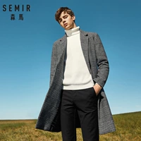 Semir, демисезонное шерстяное пальто, длинная куртка, плащ в английском стиле, 2020, средней длины, увеличенная толщина, в британском стиле