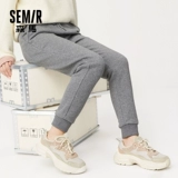 Semir, демисезонные утепленные спортивные черные штаны, 2020 года