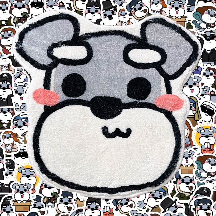 GARYBABA｜Gary Plush Carpet Imitation Cashmere Floor Mat Schnauzer Carpet Floor 3-5 days delivery