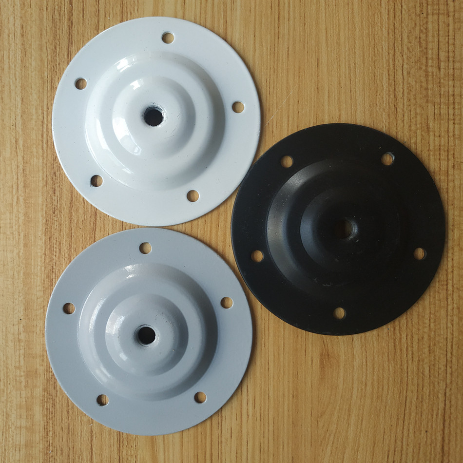 Table leg link iron sheet hardware detachable table leg installation fixed disc metal tray cover plate accessories M8