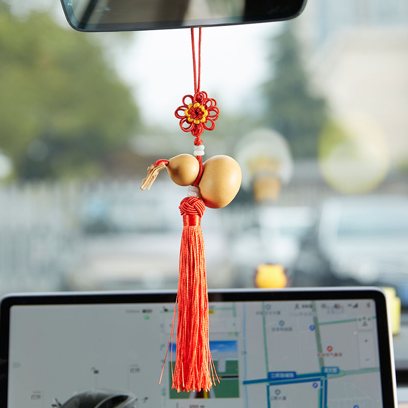 Creative Natural Gourd Feng Shui Pendants Home Hanging Ornament Car Pendant Car Pendant Rear Camera Pendant