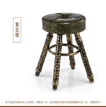 Haircut Shop Anti Metal Scratching Large Bench Lift Swivel Hair Salon Hair Stools Stainless Steel Master Bench