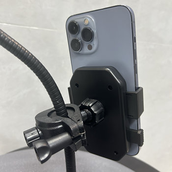 Motorcycle scooter rearview mirror mobile phone bracket bicycle mobile phone clip navigation bracket handlebar riding bracket clip