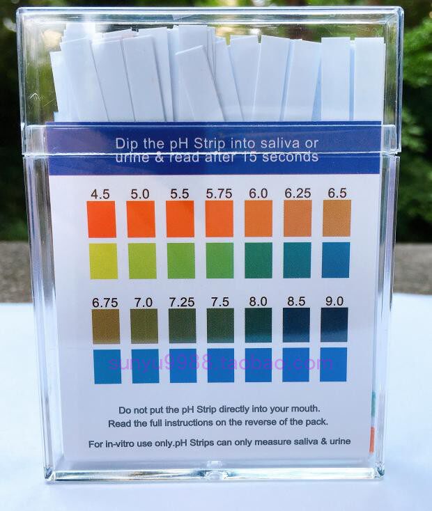 PH test strip Precision pH test strip Cosmetics PH test Saliva urine 2 boxes