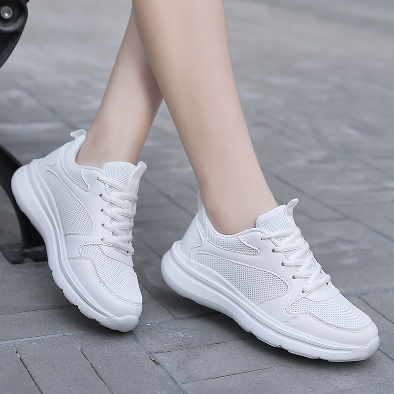 White Sneakers for Female Students, Women's Sports Shoes for Junior High School Students, Lightweight Shock-Absorbing Soft-Soled Ultra-Light Pure White Running Shoes White Sneakers for Female Students, Women's Sports Shoes for Junior High School Students, Lightweight Shock-Absorbing Soft-Soled Ultra-Light Pure White Running Shoes