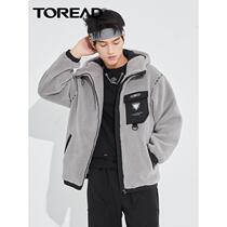 Pathfinder grab the sucker 21 autumn and winter men and womens general outdoor comfort warm lamb coat TAEJ90831