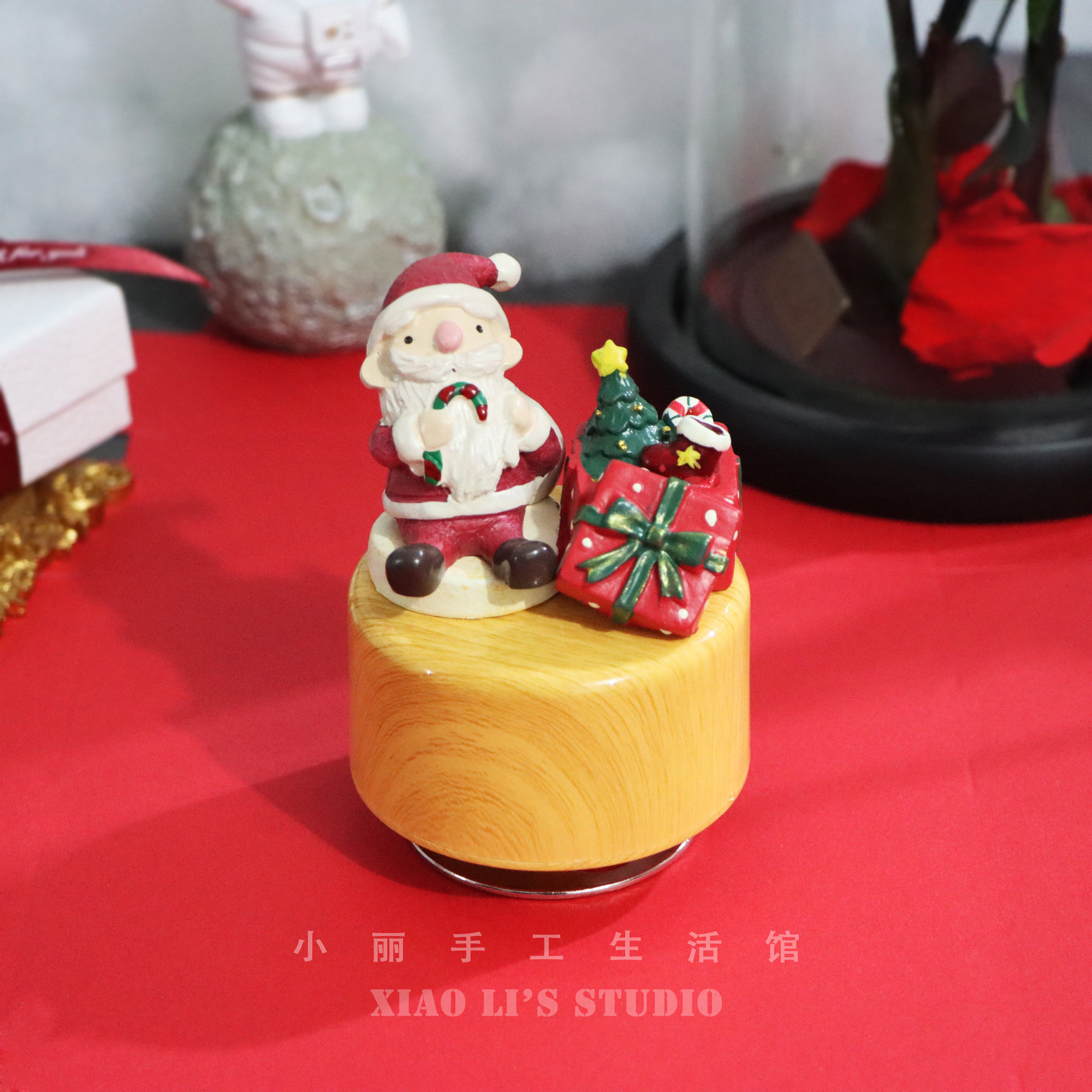(Xiaolijia) Creative Ornament Rotating Music Box Music Box for Boys and Girls Christmas Birthday Gift