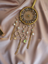 (Xiao Lijia) Original light luxury catcher dream Net car hanging diy material bag girl girlfriends Tanabata Valentines Day gift