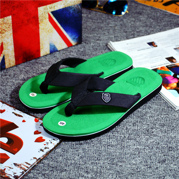 Mùa hè trượt flip phẳng flip flops dưới bọt giản dị bãi biển dép và dép nam của dép hở ngón triều sinh viên flip flops