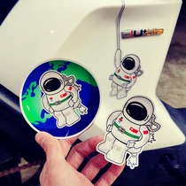 Space astronaut car stickers electric car calf stickers body motorcycle creative door decoration stickers scratch stickers reflective
