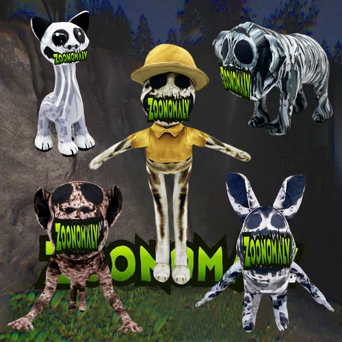 Взрыв зоономалия деаганальный зоопарк зоопарк зоопарк аномальная кроличья кукол плюшевые игрушки