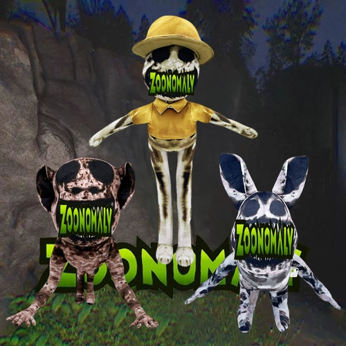 Взрыв зоономалия деаганальный зоопарк зоопарк зоопарк аномальная кроличья кукол плюшевые игрушки