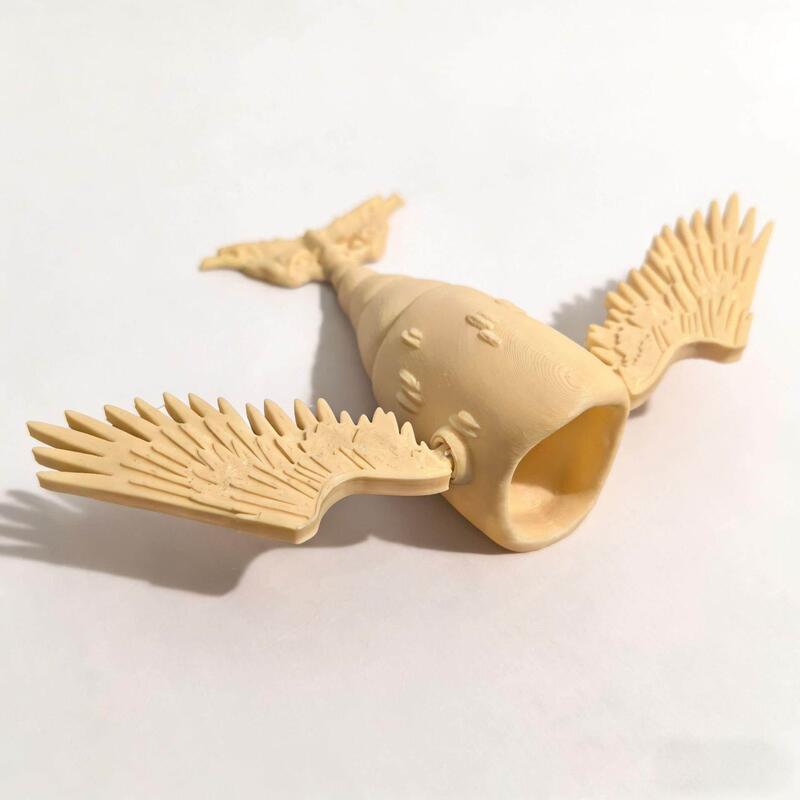 3D Printed Deep-Sea Expedition Food-Eater Land-Eater Giant Beast Sea Monster Maya Blue Leviathan Figurine Children's Toy
