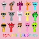 Rhythm Box Sprunki Raddy Raddy Little Golden Gannogo Drum Music Music Fujiman сестринские плюшевые игрушки