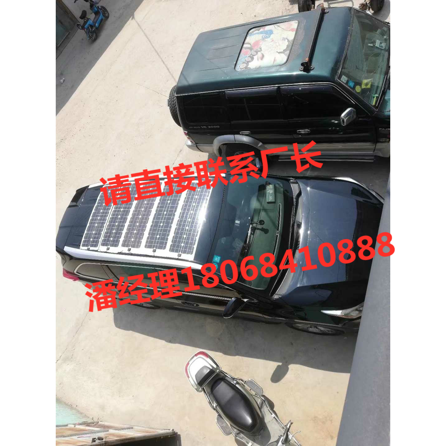 Semi-flexible 50w monocrystalline silicon solar panel 12v Car-battery Charging Lighting Photovoltaic Power Outdoor