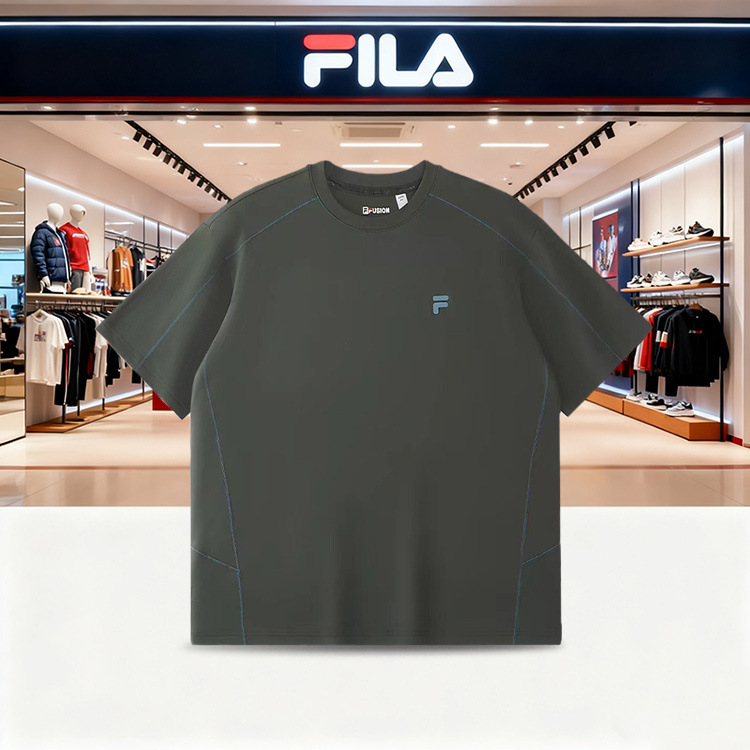 Fila Fusion Fila Trendy Brand Couple's Quick-Drying Short-Sleeved Shirt for Men 2026 Summer New Cool Sports T-Shirt for Women Fila Fusion Fila Trendy Brand Couple's Quick-Drying Short-Sleeved Shirt for Men 2026 Summer New Cool Sports T-Shirt for Women