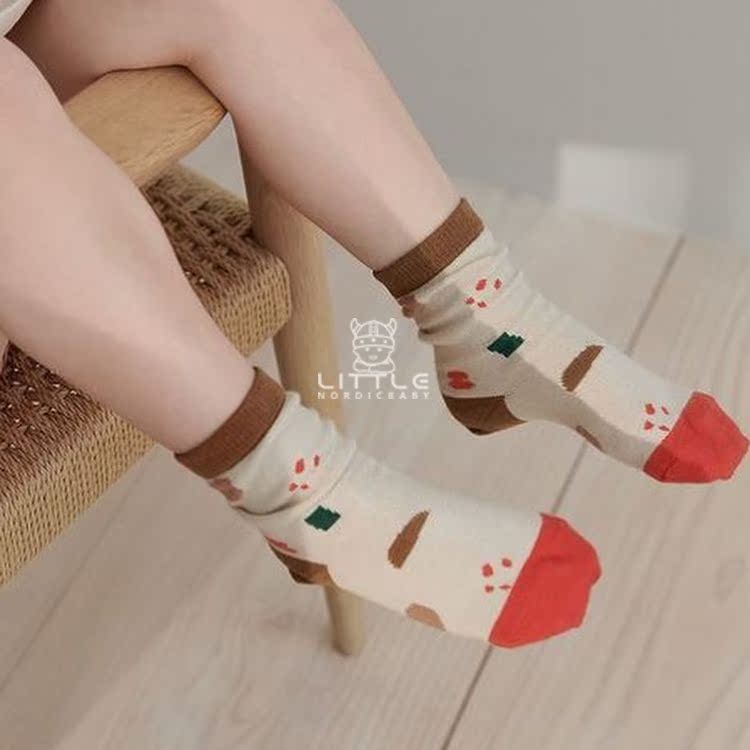 9-fold Little home spot Danish Liewood infants and children socks in socks organic cotton socks 77