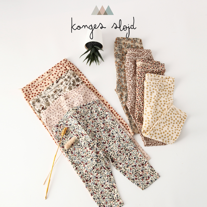 6Z does not change the Danish Konges slojd newborn baby baby bottled organic cotton pants