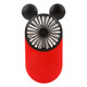 Cartoon USB Pocket Mickey Mini Handheld Rechargeable Fan Portable and Convenient with Led Light Ultra-Thin Strong Wind