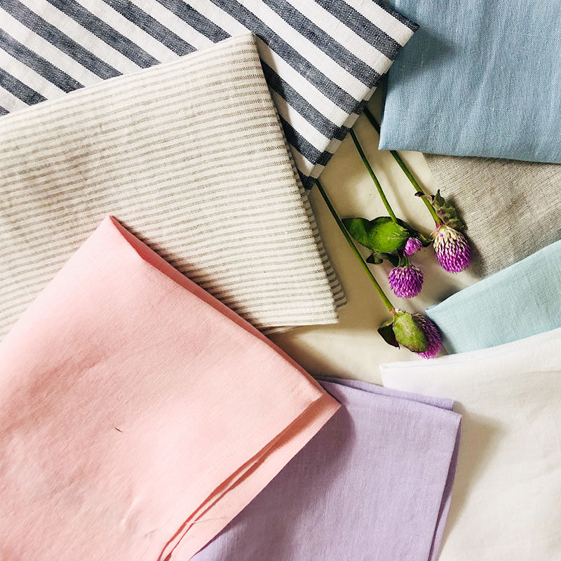 Child pillow towel single suction sweat breathable pure linen baby special cover pillow cloth elastic band anti-slip not off fixed