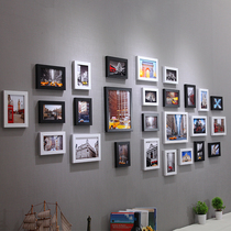 Living room photo wall decoration clip hanging seamless nail Photo wall Photo frame wall picture frame wall hanging creative combination
