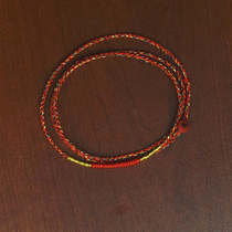 Good color head safe and healthy five-color line red rope waist chain female life year cinnabar diamond knot waist rope year of tiger gift male