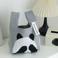 Застенчивая панда -классическая серая двойная фигура