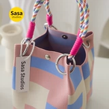 Вместительная и большая трикотажная портативная льняная сумка для выхода на улицу, японские и корейские