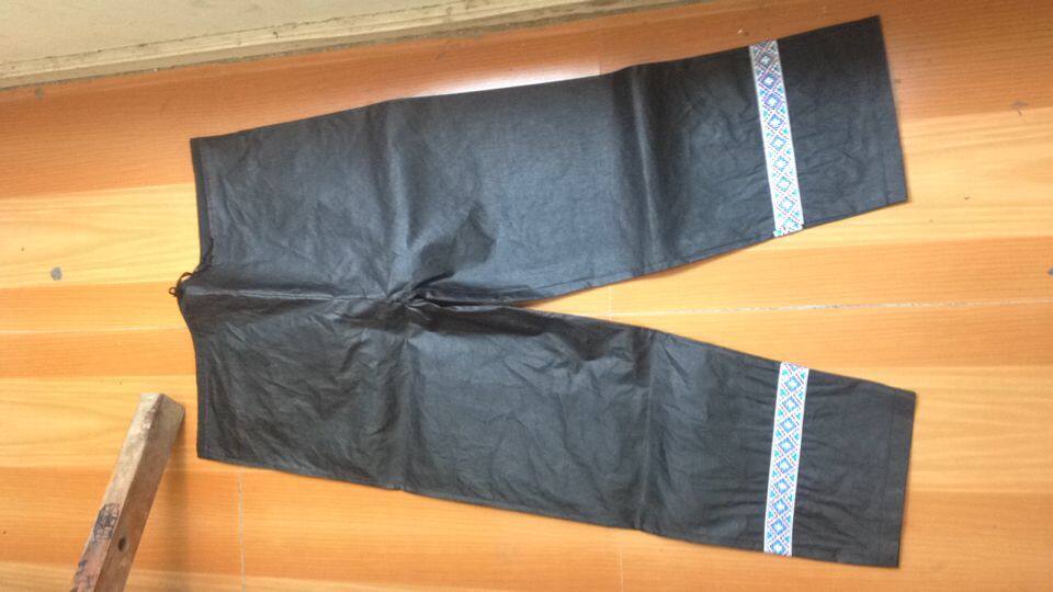 Dong Renfang Ethnic craft Dong black Dong cloth pants Miao Aqua Buyi Tujia Zhuang pants