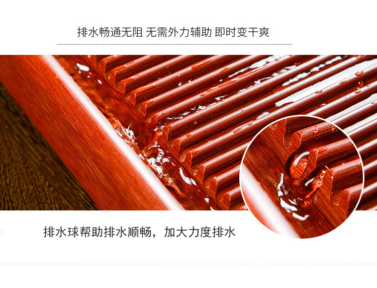 Khay trà điện bằng gỗ cống đồng lớn cống bóng nước dẫn nước vô vị - Trà sứ bình pha trà thủy tinh lock&lock