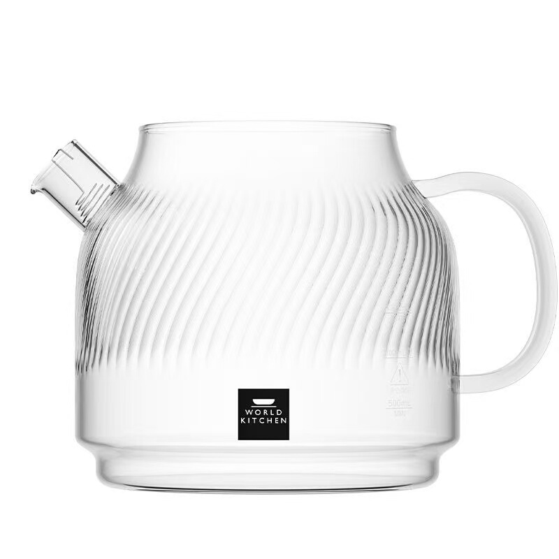 Universal Corning Flower Teapot Accessories, All-Glass Thickened Teapot Body, Special Teapot for Ek1001/Hch1201/1501 Universal Corning Flower Teapot Accessories, All-Glass Thickened Teapot Body, Special Teapot for Ek1001/Hch1201/1501
